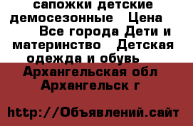 сапожки детские демосезонные › Цена ­ 500 - Все города Дети и материнство » Детская одежда и обувь   . Архангельская обл.,Архангельск г.